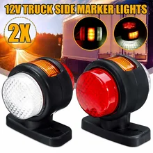 O caminhão do carro 12 v conduziu luzes indicadoras integradas da luz lateral dupla do marcador para a caravana do ônibus do caminhão rv do reboque