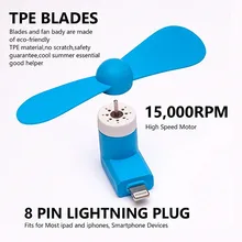 5 шт. портативный телефон мини вентилятор охлаждения USB гаджет для iPhone 5 5S 6 6S Plus 7 8 x