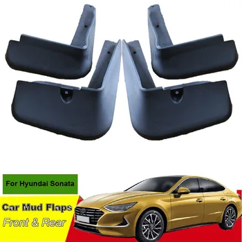 

Tommia For Hyundai Sonata Car Mud Flaps Splash Guard Mudguard Mudflaps 4pcs ABS Front & Rear Fender