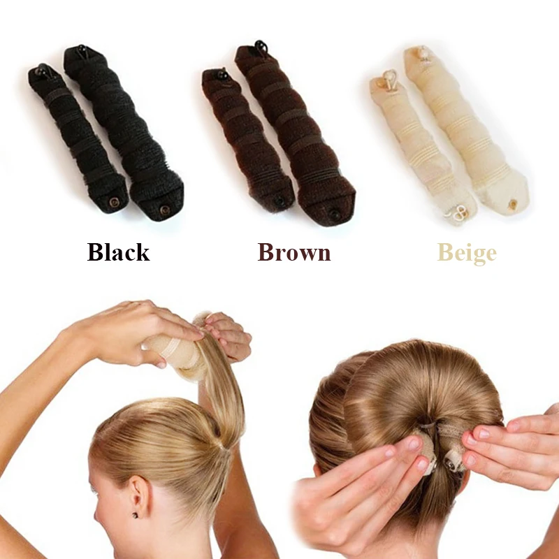 

Hot 1Set=2Pcs Magic Hair Rollers Styling Accessories Braiders Casual Hair Style Flexi Rods Hair Curlers Curling Iron