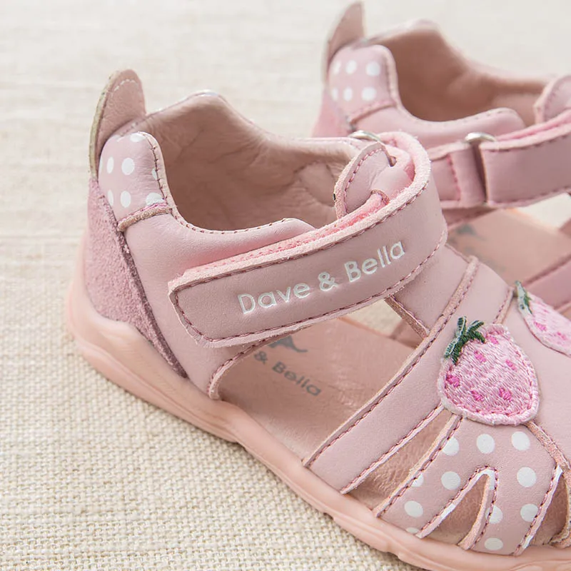 DB7281 Dave Bella spring summer baby girl sandal Princess Shoes brand shoes