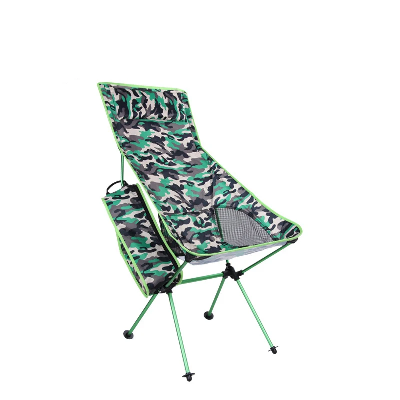 Современные походные камуфляжные стулья для пикника из алюминиевого сплава складной стул для сада, пляжного кресла, путешествий и отдыха - Цвет: Army Green Camo