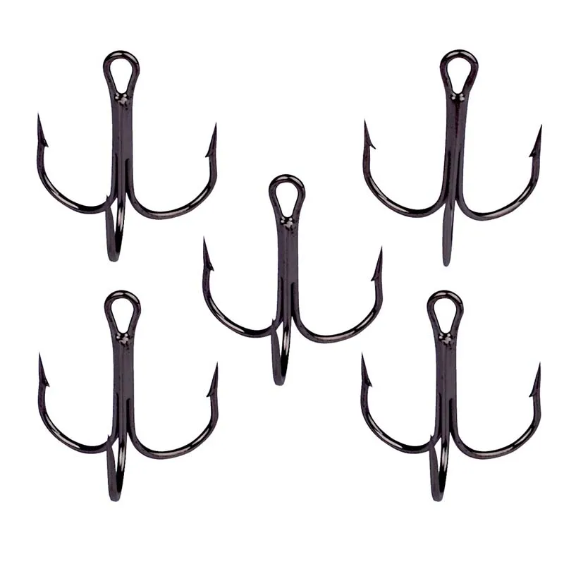 50pc/lot Offset Fishing Hook Set High Carbon Steel Treble Hooks Japan Snap Swivels Wartels Fishing Tackle Equipment Accessories - Цвет: Черный