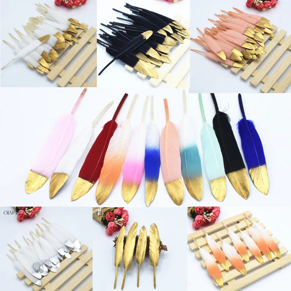 

brand new! 20 pcs / lot beautiful duck feathers, size 10-15cm / 4-6 inch, DIY jewelry decorative accessories