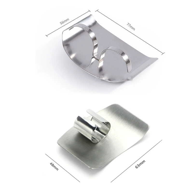 Wind flower Stainless Steel Finger Hand Protector Guard Chop Safe Slice Knife Kitchen Tool Avoid Hurting When Slicing