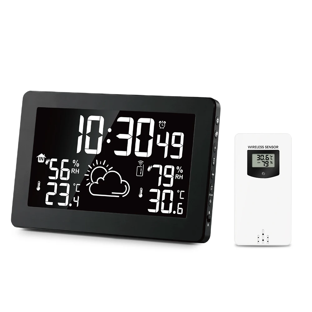 Weather Station Wireless indoor outdoor digital Weather Station weather forecast barometer weather forecaster Weather Alarm