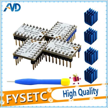 

4pcs Stepper Motor Driver Module TMC2130 Stepper Motor Driver Module With Heat Sink 3D Printer Part VS TMC2100 Mechanical Arm