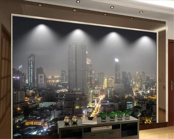 

beibehang wallpaper for walls 3 d European Night Las Vegas Personality Sticker Wallpaper 3d Wallpaper Home Decor Living Room KTV