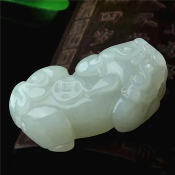

Authentic Xinjiang and Tianyu Hanging Pendants Kirin Pendants Natural Jade