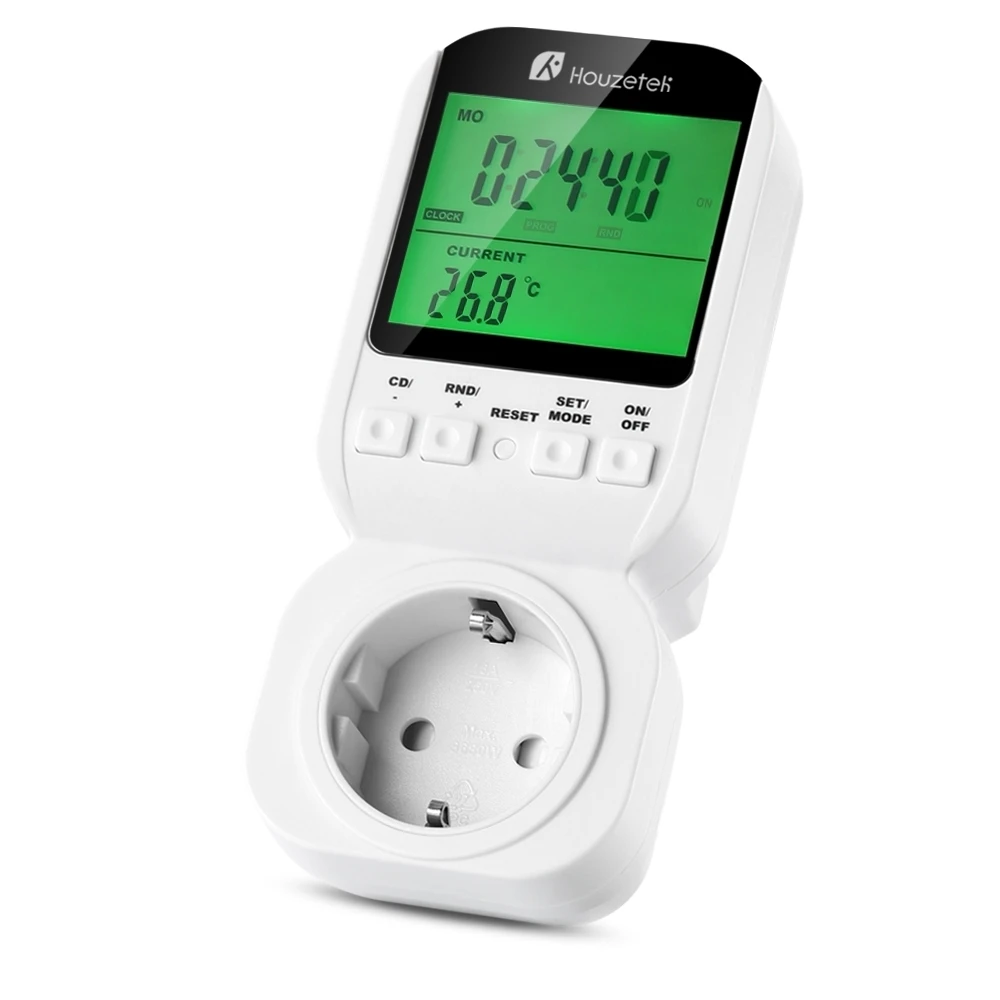 

Electronic Digital Timer Switch Socket EU/us Plug-in Programmable Timer Switch Socket for Kitchen Timer Switch