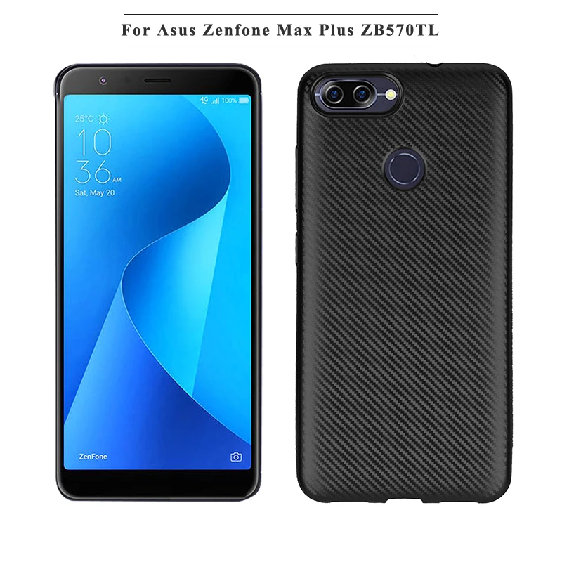 carbon fiber silicone case zenfone max plus zb570tl (7)