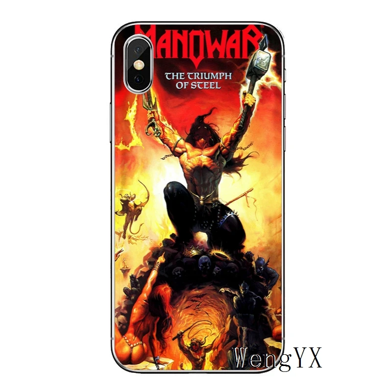 Manowar Музыка для samsung Galaxy J8 J7 J6 J5 J4 J3 J2 плюс премьер-профессионал чехол мягкий чехол для мобильного телефона чехлы - Цвет: Manowar-music-A-08