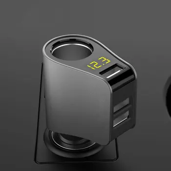 

Car Styling Car 5V3.1A 3USB LED Display Ports alloy Charger For lifan x60 620 520 320 x50 solano smily accessories