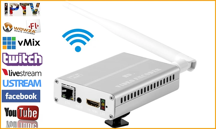 HEVC 1080 P 1080i HD HDMI к RTSP RTMP UDP HLS видео поток кодер IPTV потоковая трансляция в прямом эфире кодировщик H.265 H.264 передатчик