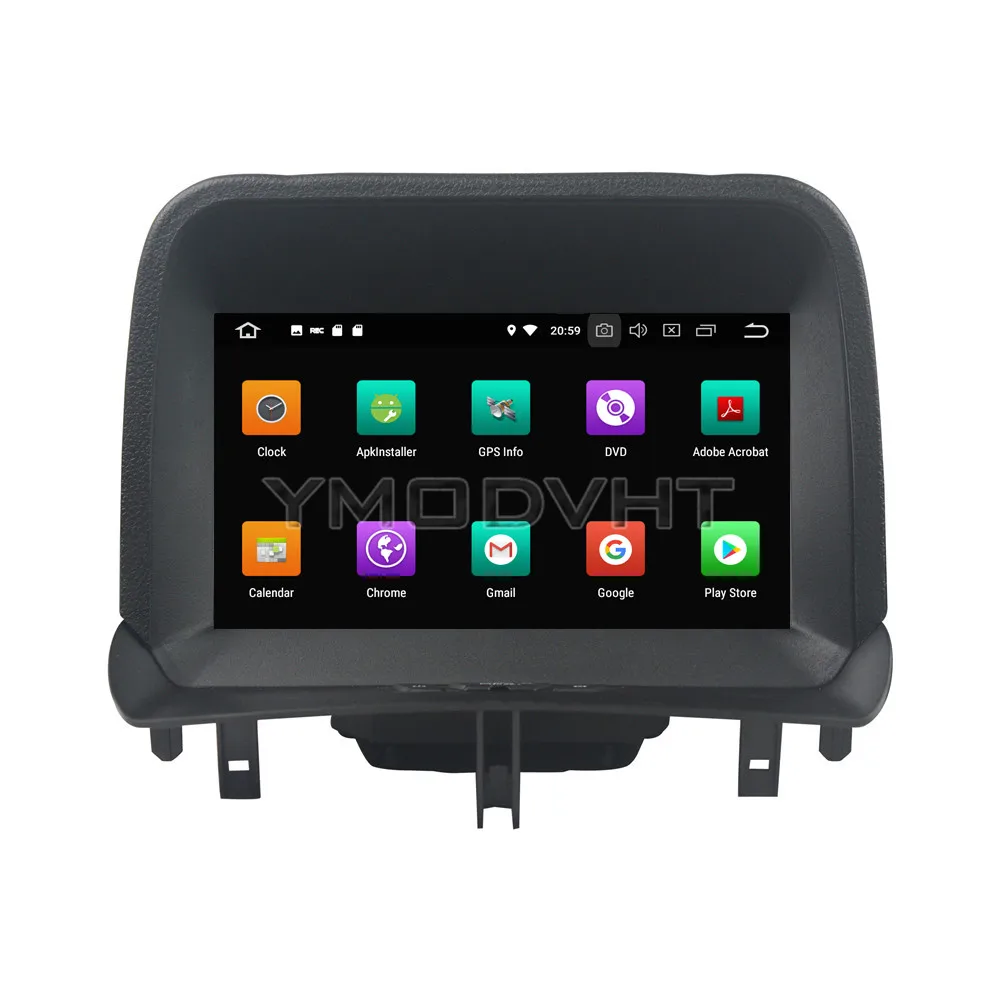 Best YMODVHT 8inch Android 8.0 Octa Core PX5 4GB 32GB Car DVD Player Radio Stereo GPS for Ford Tourneo Courier 2014 2015 2016 2017 3