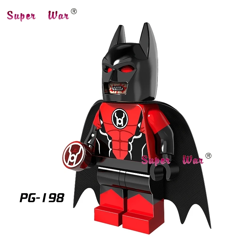 

Single super hero dc comics The Red Light evil Batman building blocks models bricks hobby toys for children kits gift