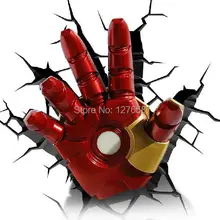 Мечта 3D креативный подарок железная рука светодиодный свет новая коробка