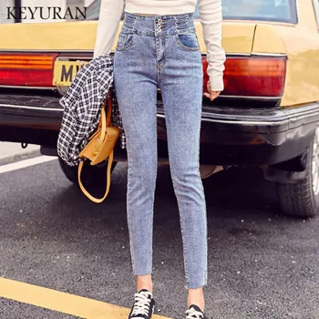 

Newest Arrivals Fashion Hot Women Lady Denim Skinny Pants High Waist Stretch Jeans Slim Pencil Jeans Women Casual vestido Jeans