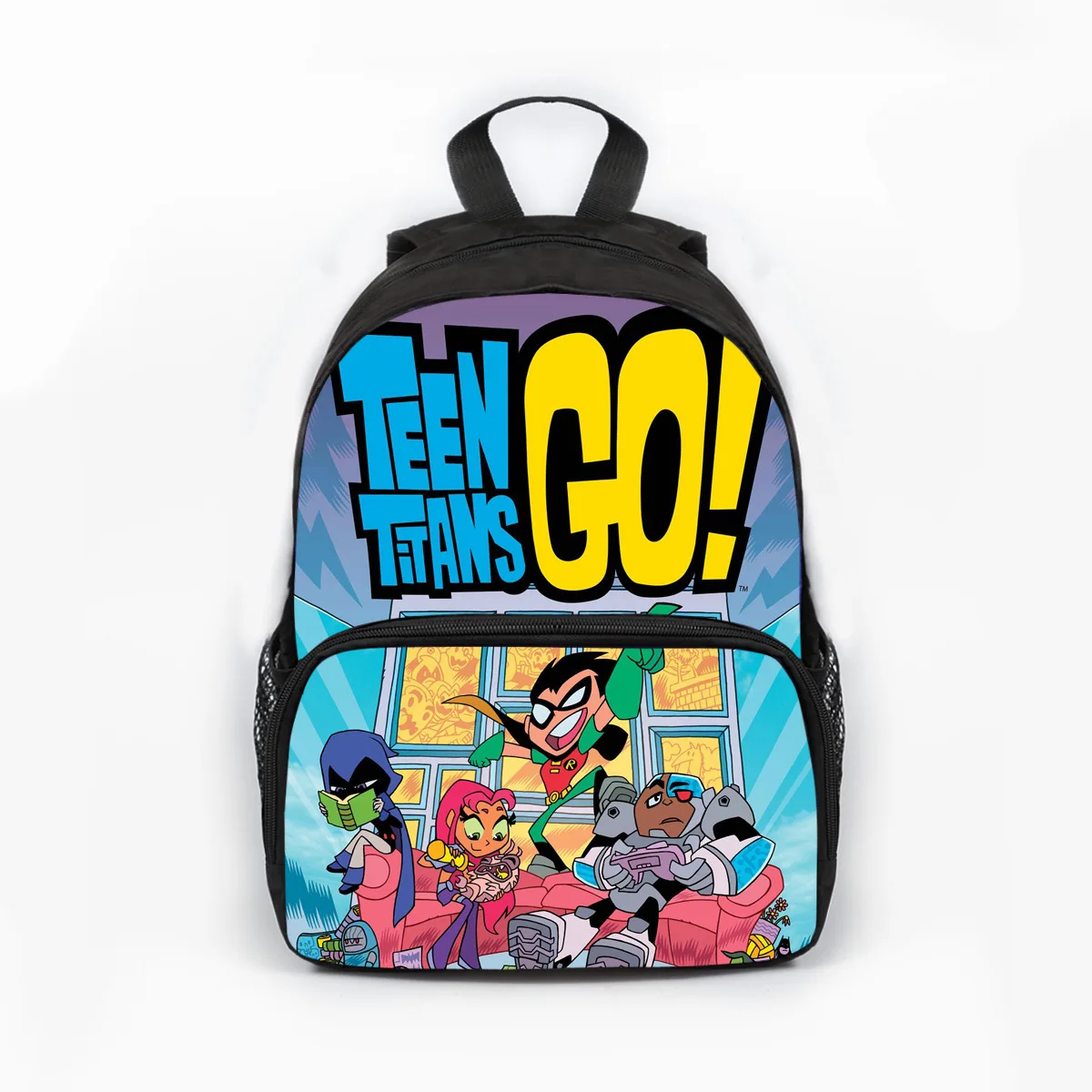

teen titans go backpack children schoolbag kindergarten kids rucksack pupil primary school bookbag for boys and girls