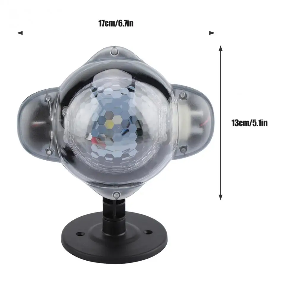 100-240 V Рождество снегопад светодиодный диско-свет лампа движущаяся голова DJ свет водонепроницаемый снегопад сад вечерние с дистанционным