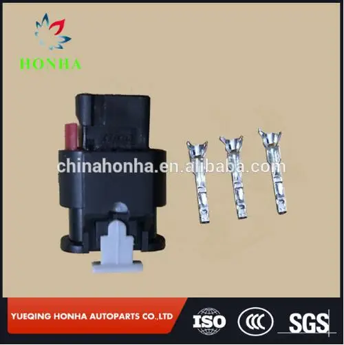 

Free shipping 2/5/10/20/50/100 pcs/lots 3 Pin/Way PDC Parking Sensor Plug Connector Socket Housing 3C0973203 4H0973703