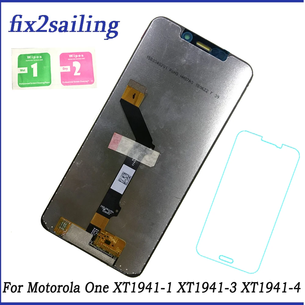 

For Motorola Moto One LCD Display with Touch Screen Digitizer Assembly XT1941-1 XT1941-3 XT1941-4 LCD Display