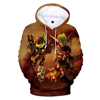 

JAK 3 Cute Hoodies Sweatshirt JAK DAXTER 3D Print Boy/Girl Leisure Long Sleeve Hoodies Cute Printing Sweatshirt
