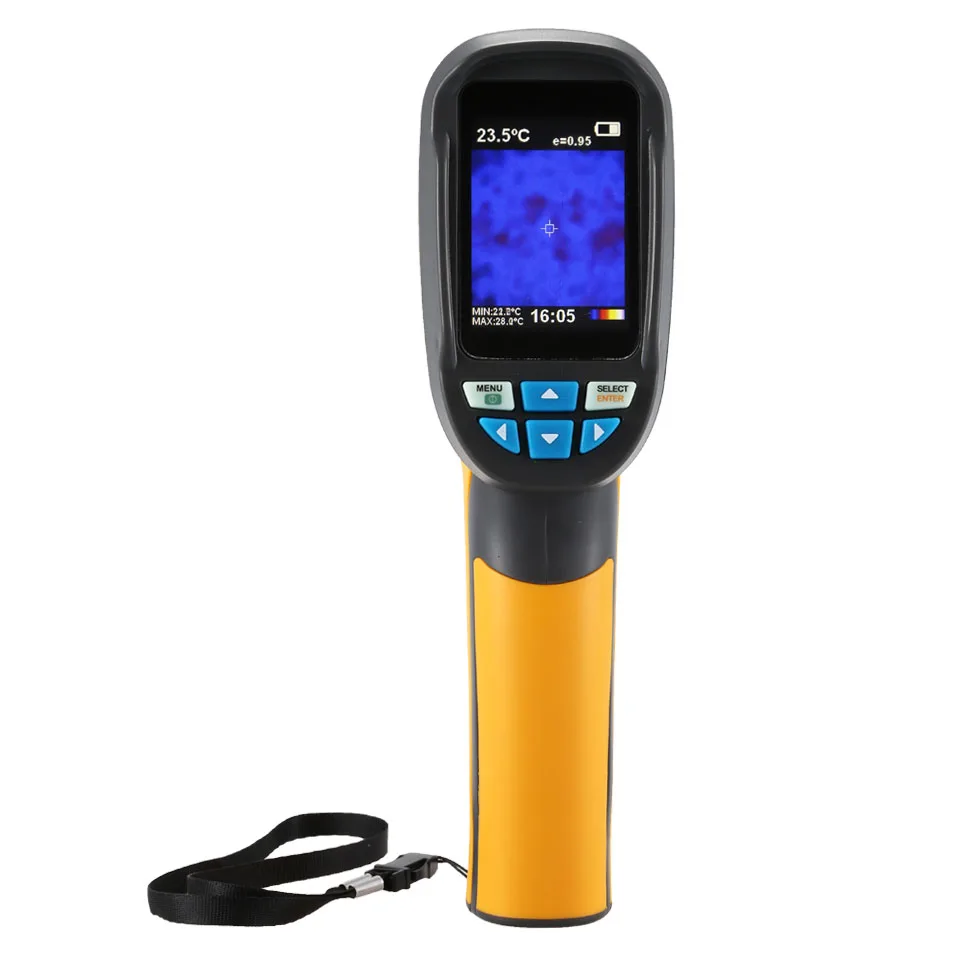 

Hti HT-02D Handheld Color Screen Thermal Imager 1024P 32x32 Infrared Thermal Imaging Camera