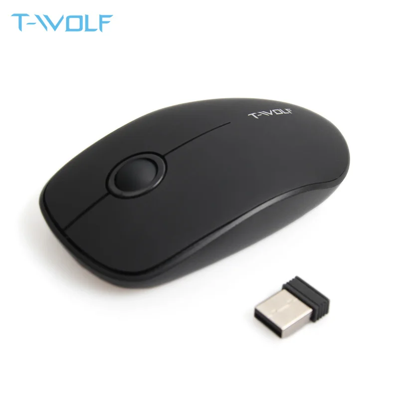 T WOLF Q1 2 4 ГГц компьютерная беспроводная мышь Ультра тонкая оптическая офисные