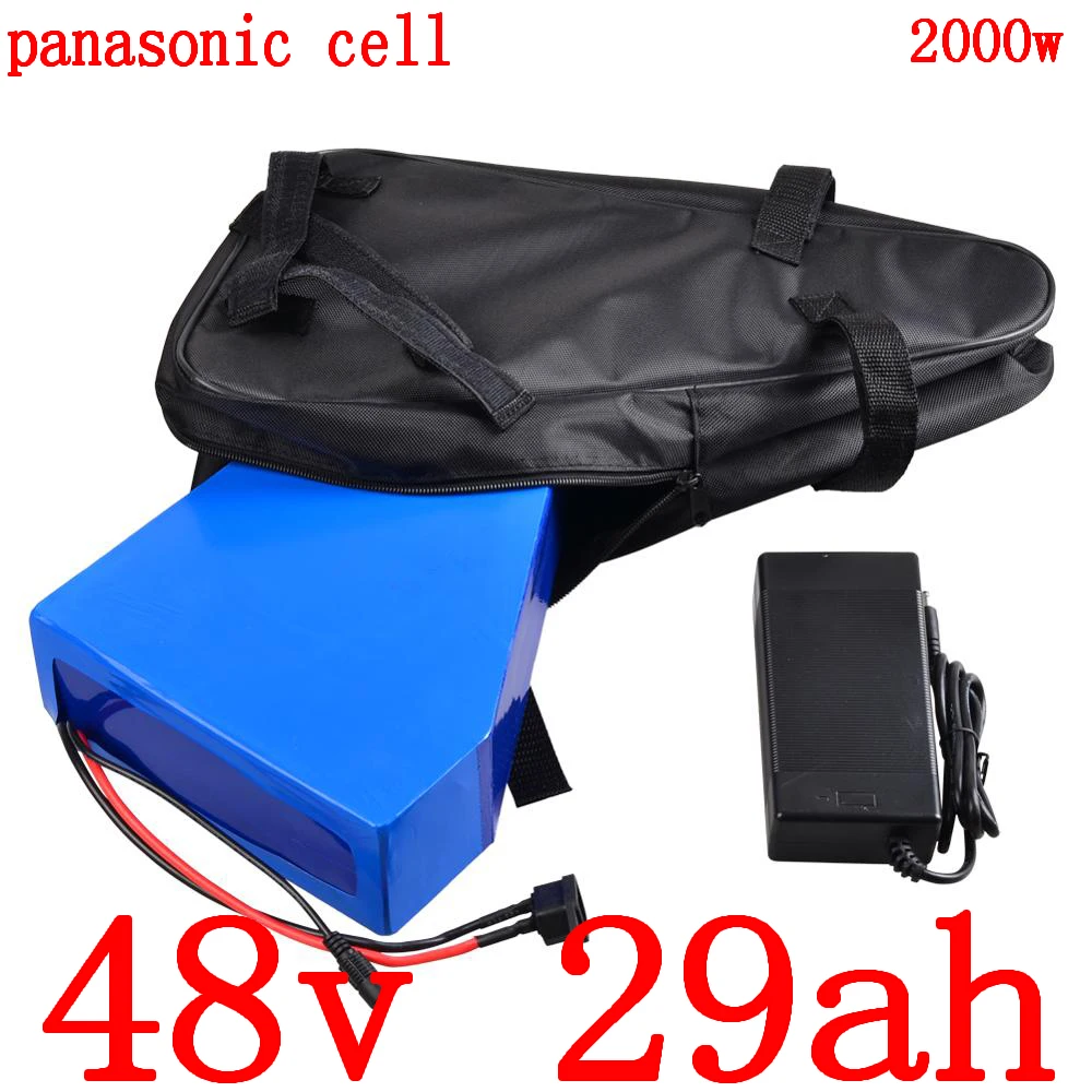 Top 48V ebike battery 48V 1000W 2000W lithium scooter battery battery 48V 30AH electric bicycle battery battery use panasonic cell 0 Top 48V ebike battery 48V 1000W 2000W lithium scooter battery battery 48V 30AH electric bicycle battery battery use panasonic cell 0