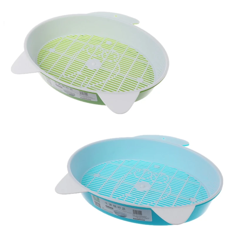 

Pet Cat Toilet Cat Litter Basin Round Enclosed Bedpans Cat Training Toilet