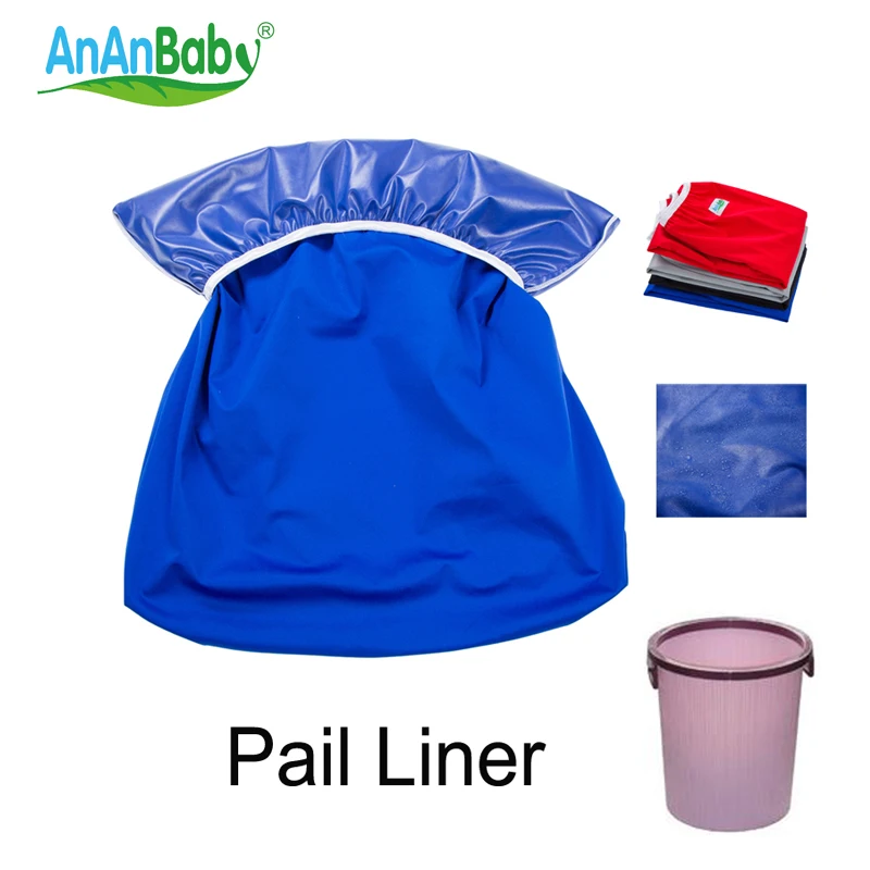 AnAnBaby простой цвет водостойкие мешки для мусора многоразовая полотняная пеленка сумки 1 шт. ВЕДРО ЛАЙНЕР