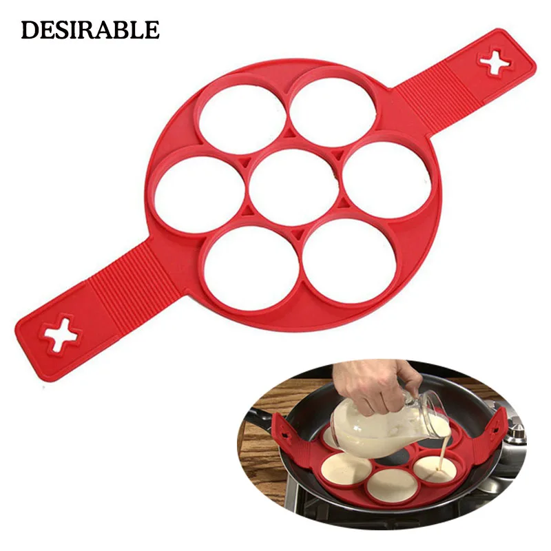 

DESIRABLE Silicone Egg Pastry Tools Cooking Tools Oven Round Shape Soap Cake Pancake Maker Mold DIY for Drop Kitchen Aid