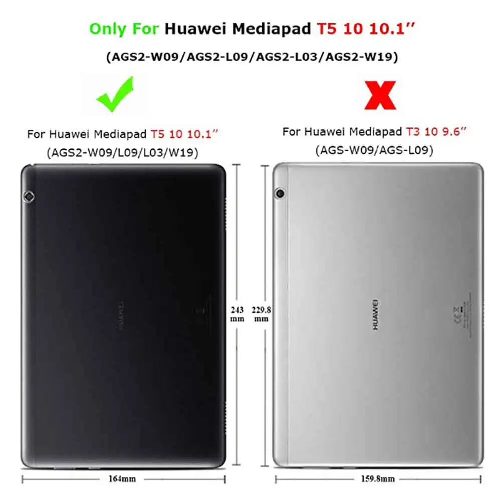 Вращающийся на 360 градусов чехол для huawei MediaPad T5 10 Tablet AGS2-W09/L09/L03 10,1 ''Чехол-книжка кожаный чехол-подставка со стильным пером+ пленка