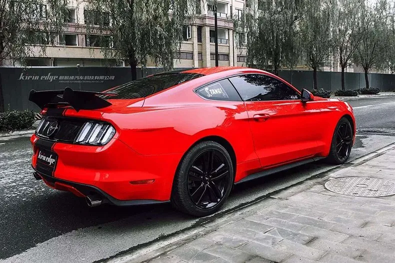 Подходит для Mustang углеродного волокна задний автомобильный спойлер крыло заднее крыло высокое качество