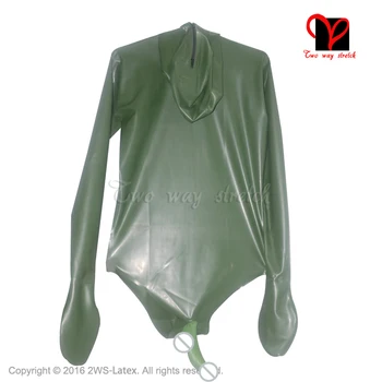 olive green catsuit