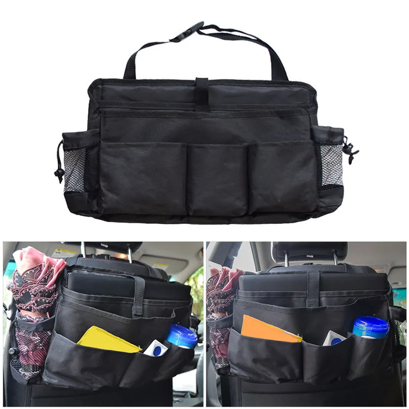 1pc multifunction Car Seat Organizer Rear Seat Backrest Hanging Short