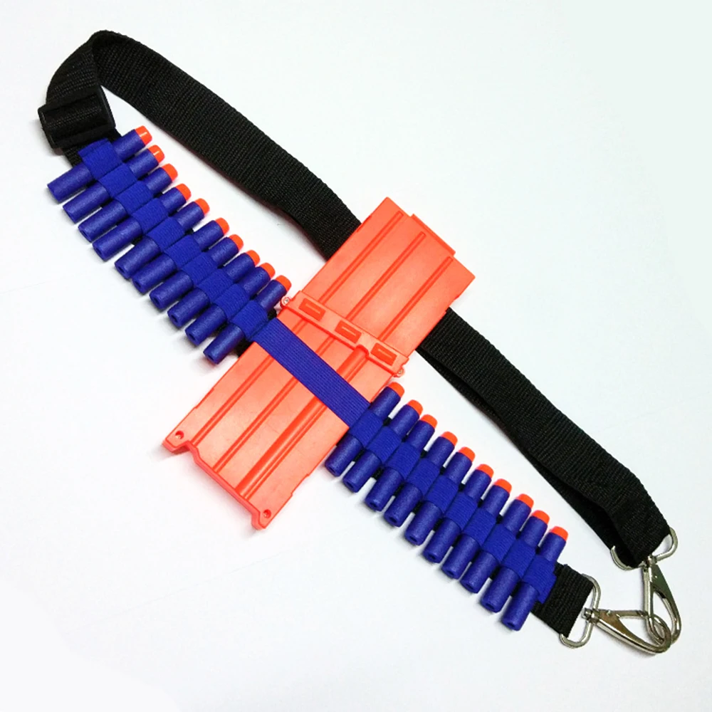 Bandolier для Nerf N-strike Elite серии Регулируемая мягкая пуля тактический ремень Дартс хранение боеприпасов наплечный ремень