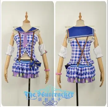 

Hot Anime Lovelive Ohara Mari Cosplay Costumes Aqours Benko Awakening Lovely Lolita Dress Uniform Custom-Make Any Size