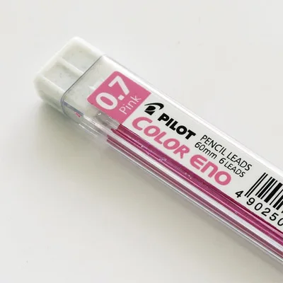 refill pink Механические карандаши японского пилота, 1 шт., 0,7 мм, стираемые карандаши ярких цветов, карандаш для студентов, офиса, рисования, канцелярские принадлежности, поддержка Kawaii - Цвет: refill pink