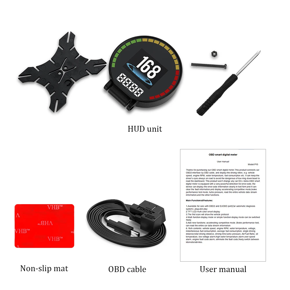 GEYIREN 2018 Новое поступление OBD2 автомобильный дорожный компьютер P15 Авто