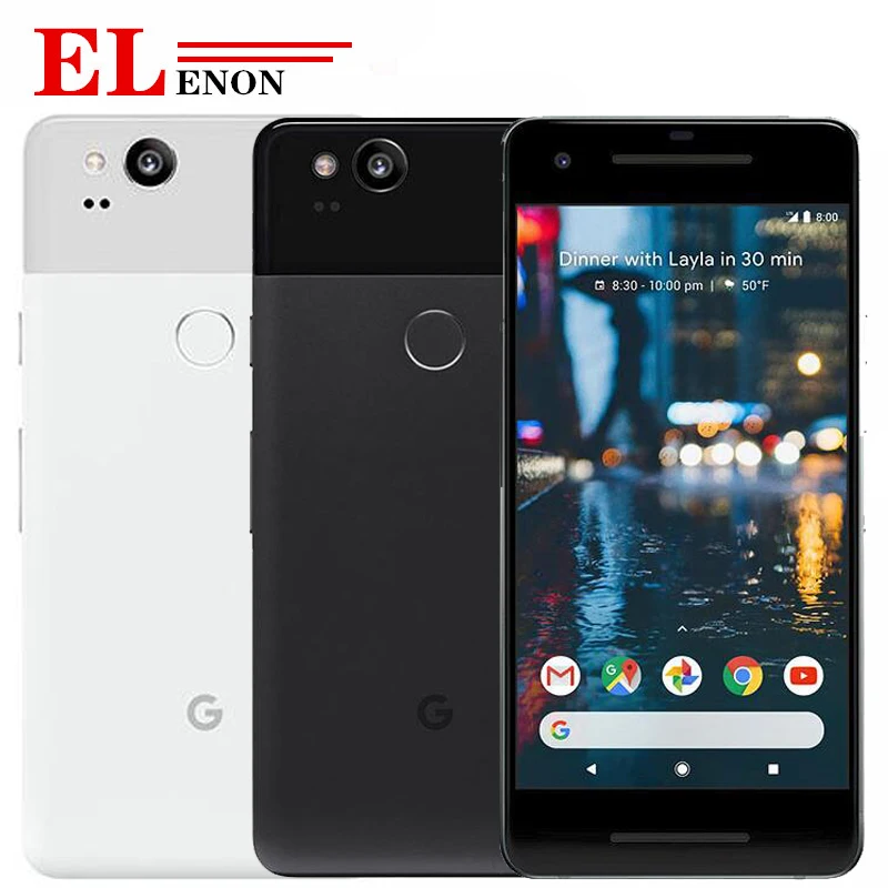 

Original Brand NEW Google Pixel 2 XL 2XL XL2 4G LTE 64GB 128GB 5.0'' Snapdragon 835 Octa Core Fingerprint Android Mobile phone
