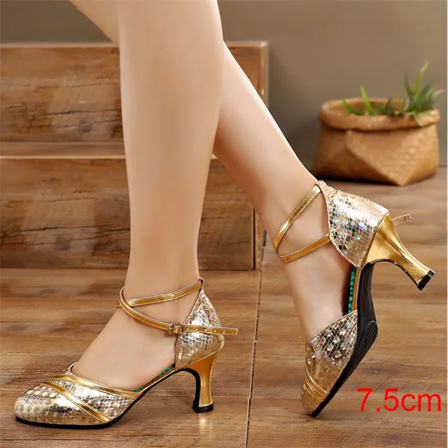 Womens Dance Shoes Latin Closed Toe | Latin Ballroom Dance Shoes Women -  Jazz Dancing - Aliexpress