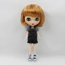 Обнаженная кукла blyth Блонд Волосы фабричная кукла Модная Кукла подходит для DIY Изменить игрушка BJD для девочек