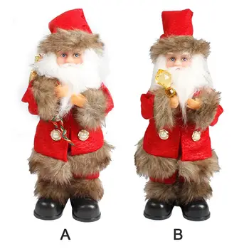 

Electric Santa Claus Shape Music Dolls Funny Santa Claus Shape Toy Ornaments Christmas Innovative Decoration Christmas Gift