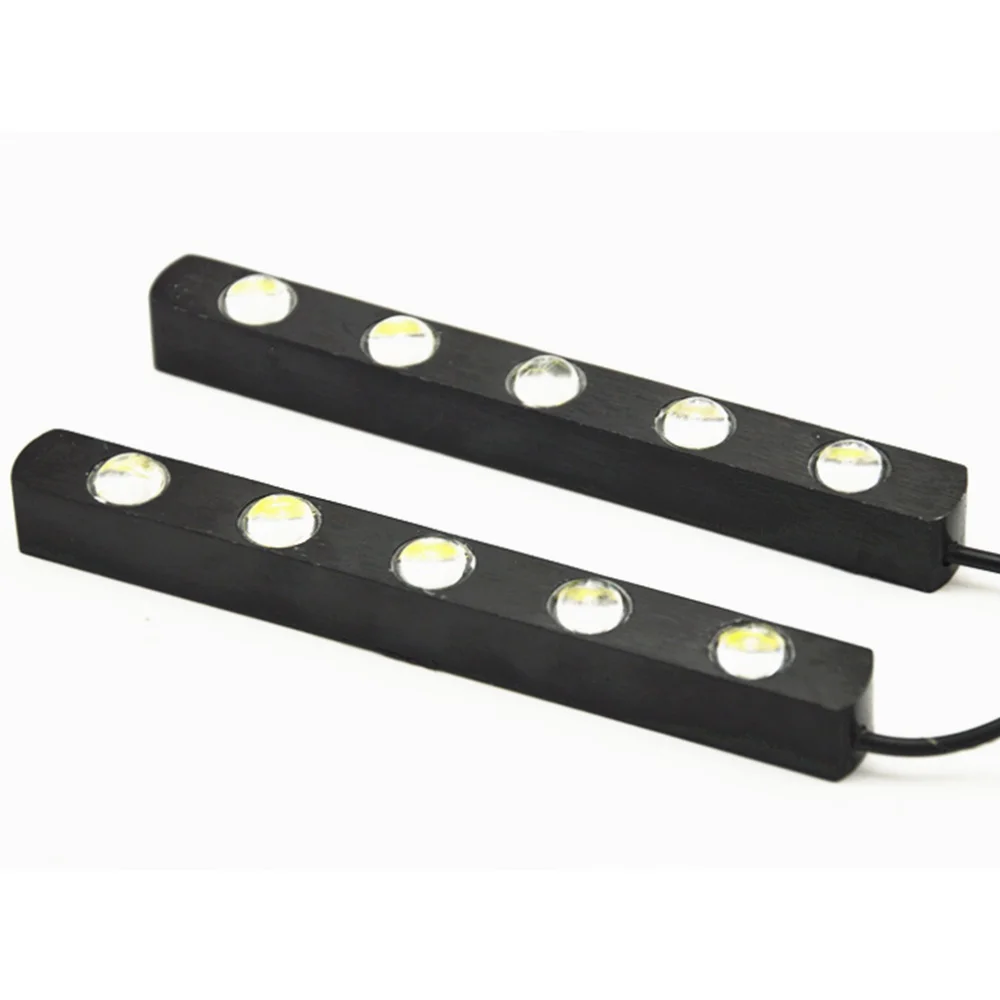 

car-styling 2x 5 LED High Power Car Daytime Running Light Eagle Eye DRL Daylight Head Lamp Car Parking Fog Lamp Reverse Lights