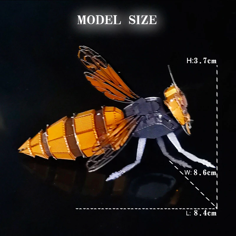 3D металла паззлы животных ОСА модель Лазерная Резка руководство головоломки наборы для взрослых детские развивающие коллекционные на день рожден