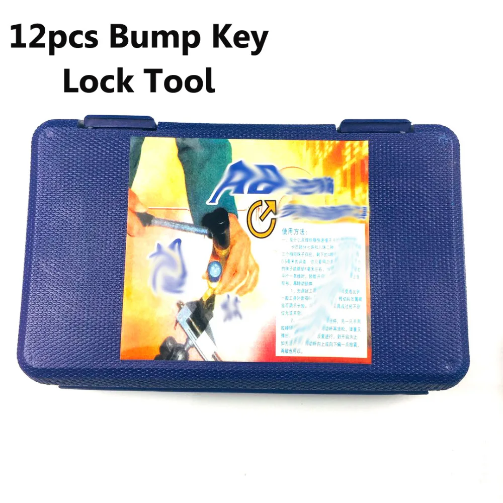 

Free Shipping Professional Locksmith Tools 9pcs Bump Key Lock Gun ,12pcs Bump Key Tools