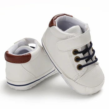 

Toddler Baby girl Shoes 0-18M Baby Boys PU Anti-Slip Shoes Casual Sneakers Soft Soled First Walkers