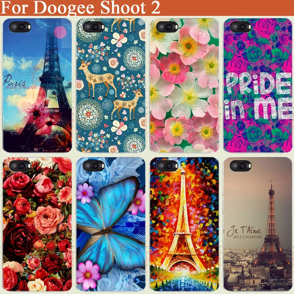 Чехол Для Doogee shoot 2 задняя крышка телефона роскошный защитный чехол с